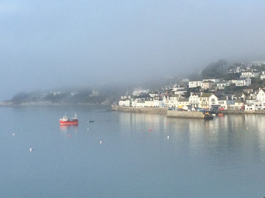 seaside misty morning